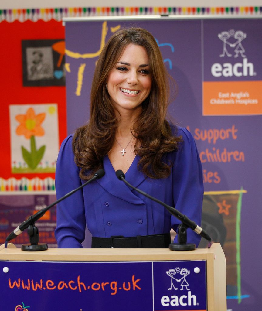 Kate Middleton's first speech in her role as patron of EACH, 2012