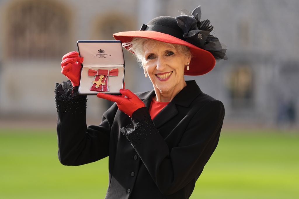 Who else was honoured with Tess Daly at Windsor Castle?