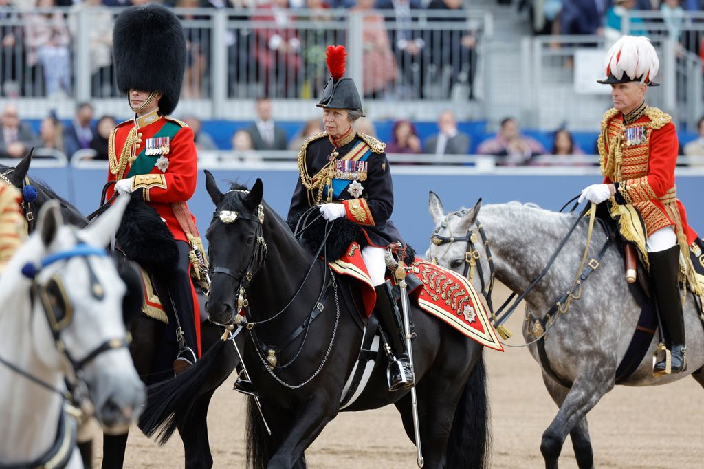 princess anne trooping the colour 2024