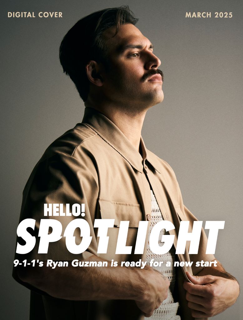 Ryan Guzman HELLO! Spotlight cover for March 2025