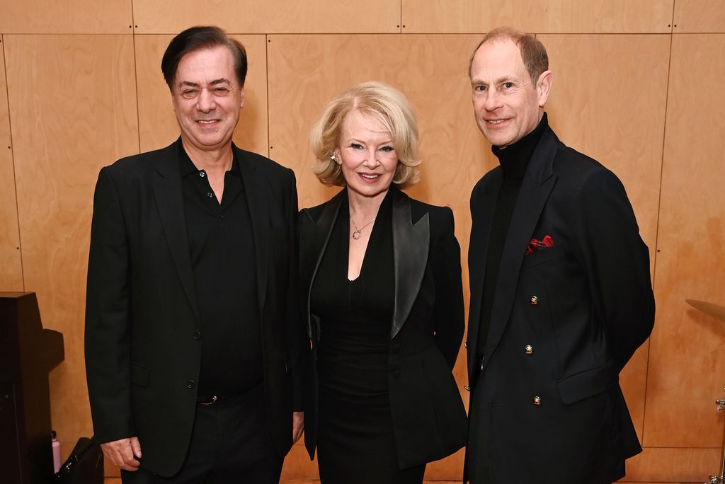 John Gore, Sarah Townsend et Prince Edward au National Youth Theatre 