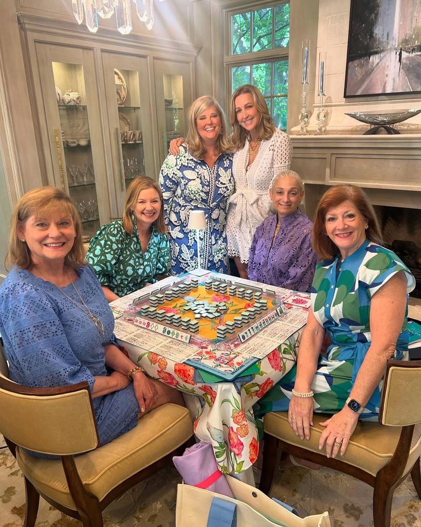 Lara Spencer loves playing Mahjong any chance she can get