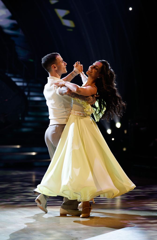 Dr Punam Krishan and Gorka Marquez dancing together