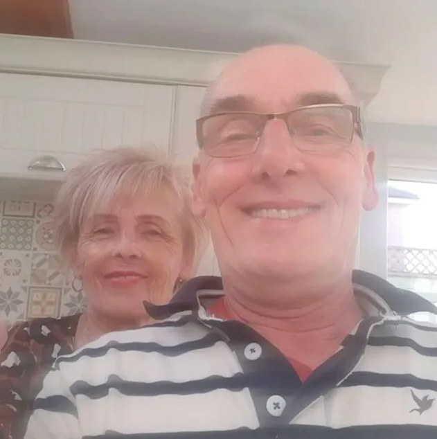 David and Shirlie from Gogglebox's kitchen