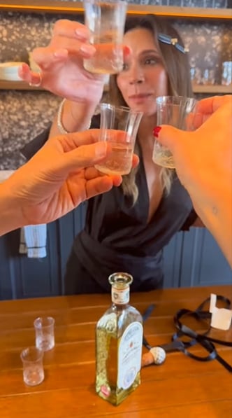 Victoria toasted her team at her Christmas party