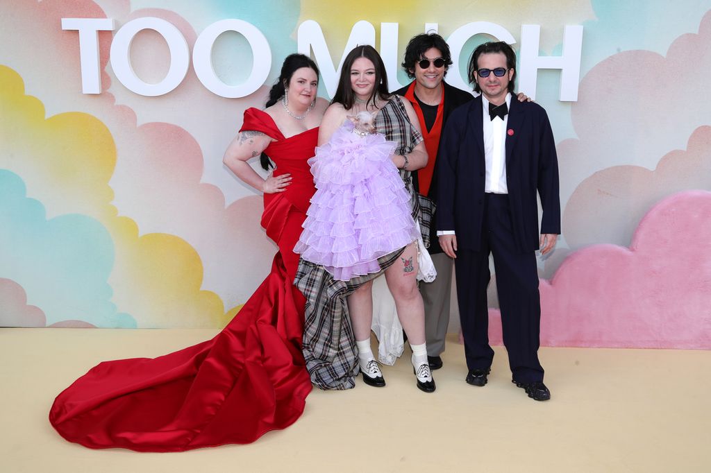 Lena Dunham, Megan Statler, Will Sharpe and Luis Felber at the "Too Much" UK Special Screening