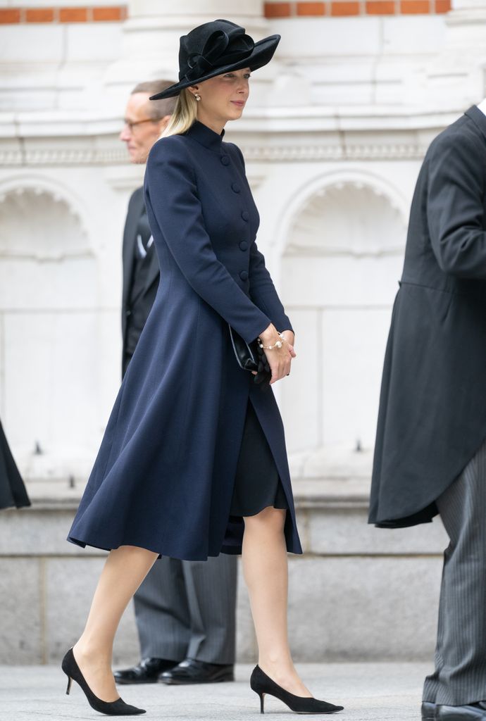 Lady Gabriella Windsor attends the Requiem Mass service for Katharine, Duchess of Kent at Westminster Cathedral 