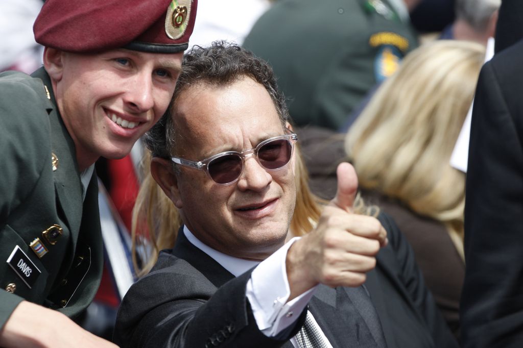Tom Hanks at the D-Day Commemorations At The Us Military Cemetery Of Colleville-Sur-Mer In France On June 06, 2005