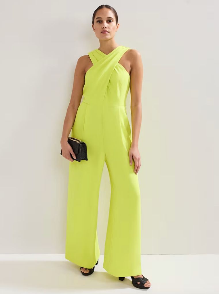Phase Eight lime jumpsuit
