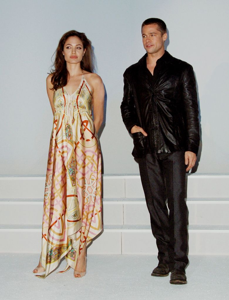 Brad and Angelina during ShoWest  2005