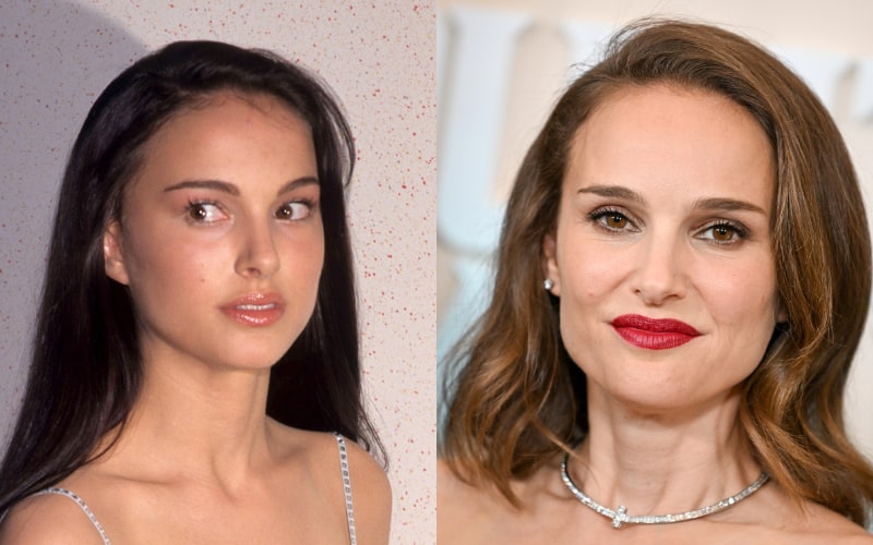 Natalie Portman then and now
