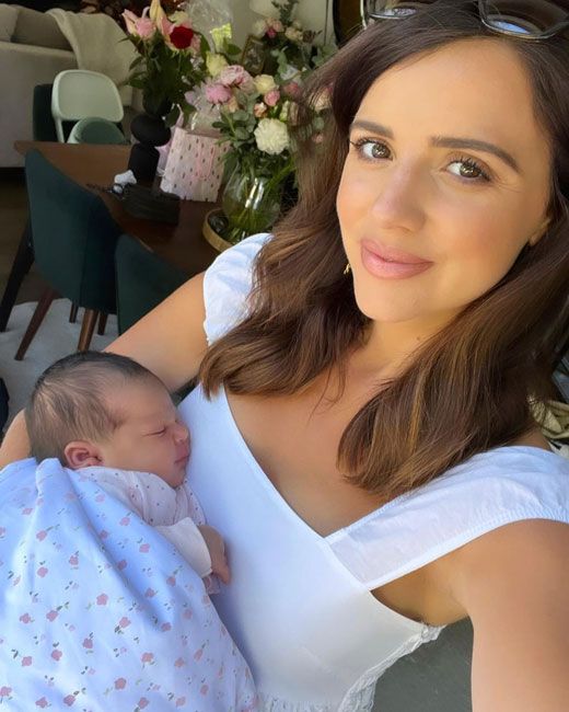 lucy mecklenburgh one week old daughter