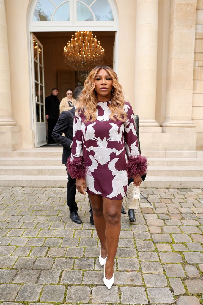 Serena Williams attends the Valentino Womenswear Fall/Winter 2024-2025 show as part of Paris Fashion Week on March 03, 2024 in Paris, France.
