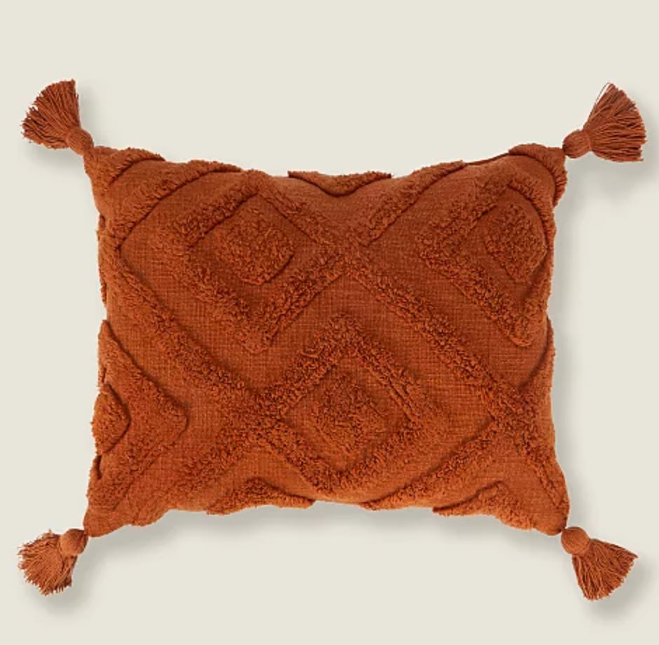 orange cushion