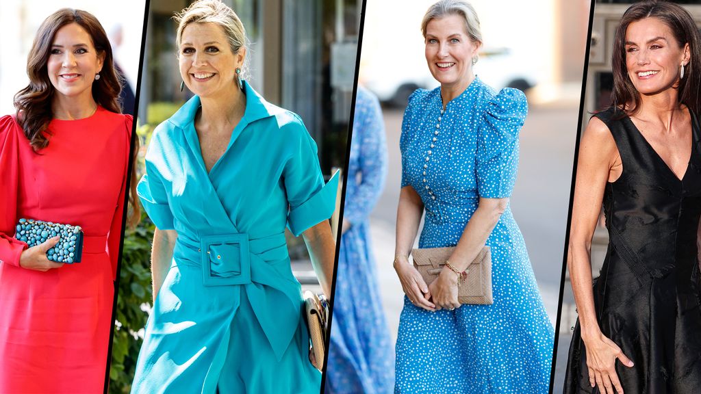 Royal ladies over 50. From left to right we have Queen Mary, 53, Queen Maxima of the Netherlands, 54, Duchess of Edinburgh, 60, Queen Letizia of Spain, 52