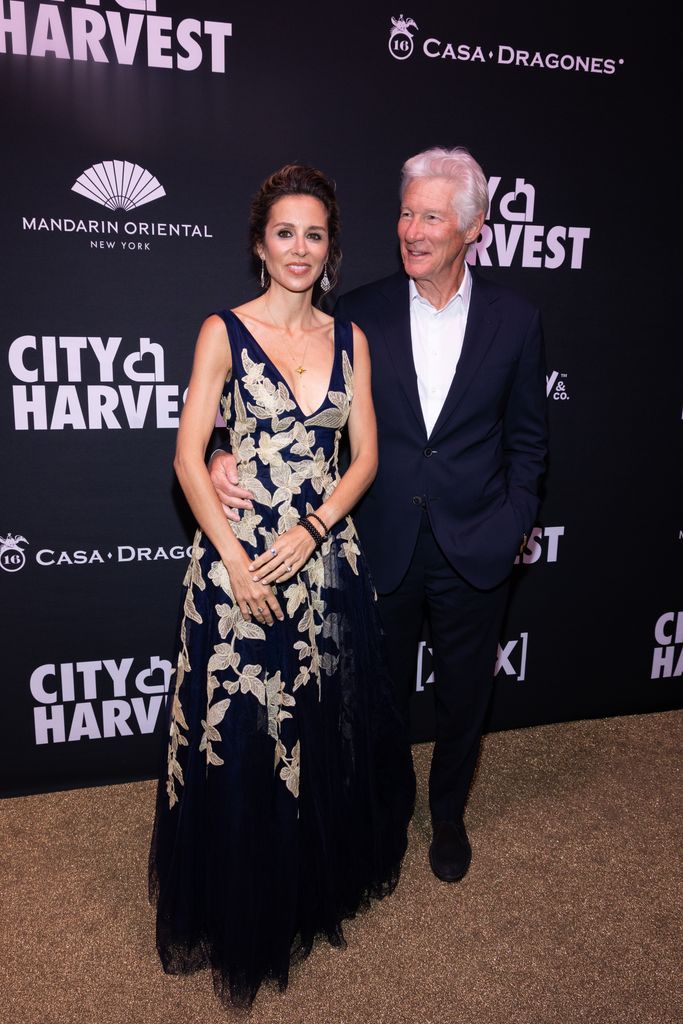 Alejandra Gere, Richard Gere at The 2025 Gala: Carnaval at Cipriani 42nd Street presented by City Harvest on April 22, 2025 held at Cipriani 42nd Street in New York, New York