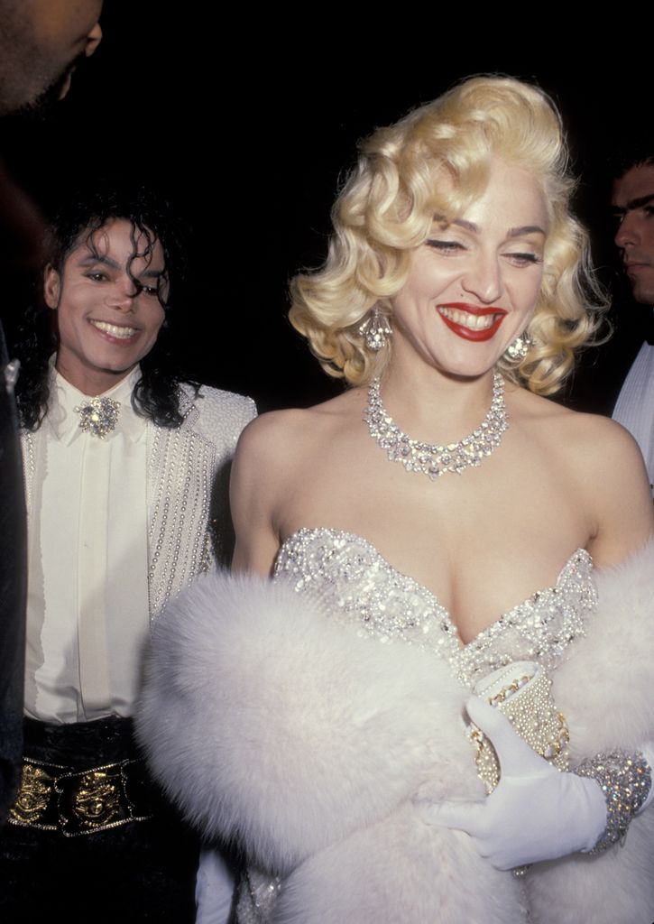 Michael Jackson and Madonna (in full Marilyn Monroe mode) at the 1991 Oscars. Among the superstars of the '80s — also including Prince, Whitney Houston, and George Michael — Madonna is the sole survivor.