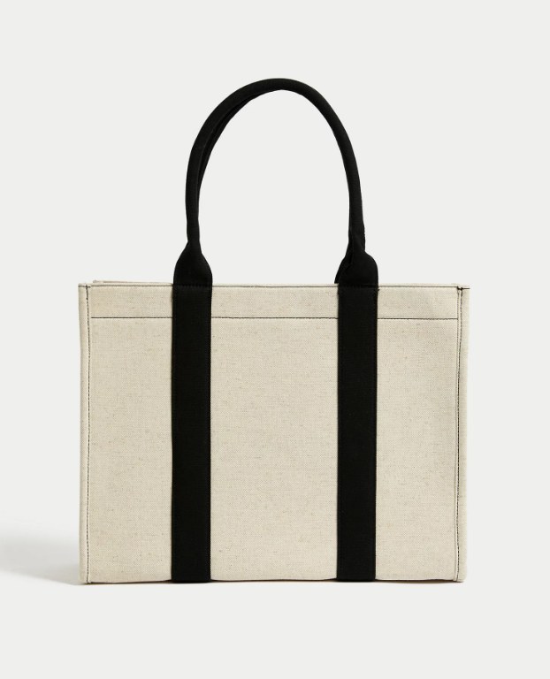 marks and spencer canvas tote bag 