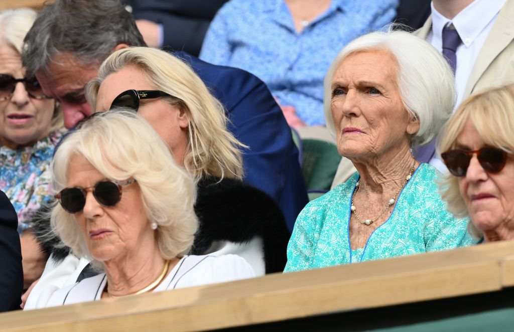 Queen of baking Mary Berry attended day ten of the tournament 