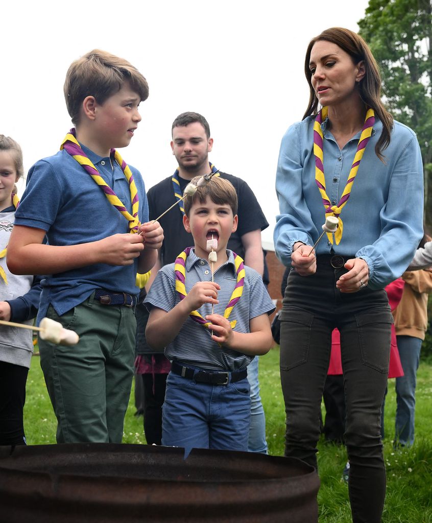 Prince Louis enjoyed his sweet treat