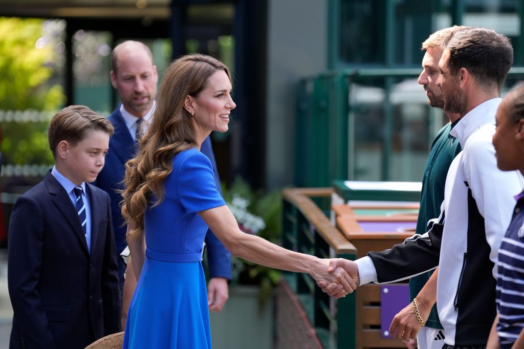 Princess Kate and Prince George at Wimbledon
