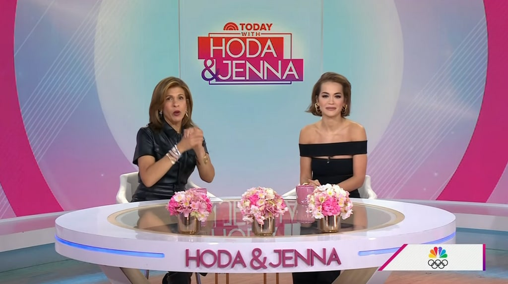 Rita Ora appeared on the Today Show's Fourth Hour, subbing for Jenna Bush Hager 