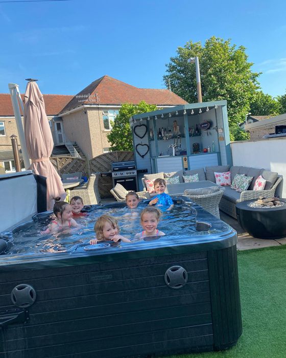 the radford family hot tub