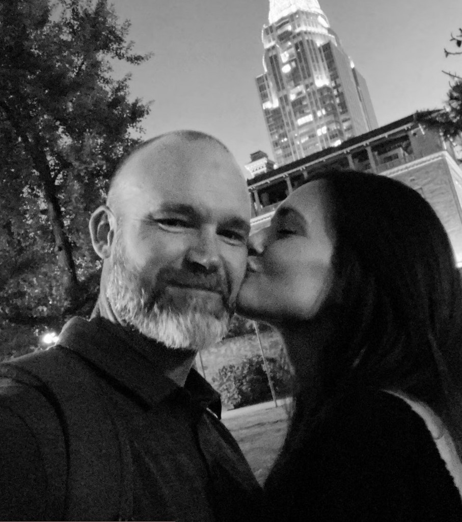 Photo shared by Torrey DeVitto on Instagram Chicago Cubs manager David Ross in May 2021