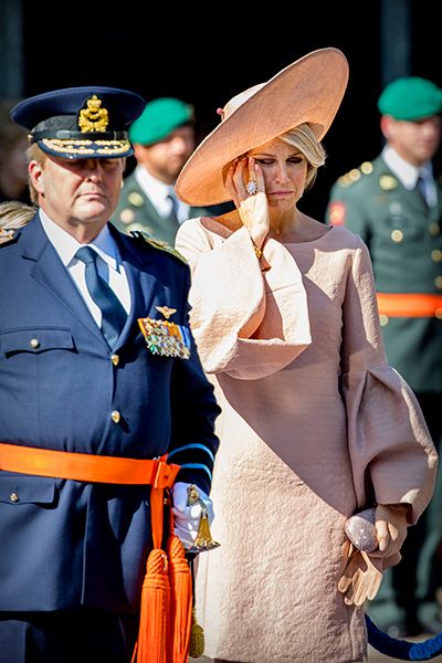 queen maxima crying at royal engagement