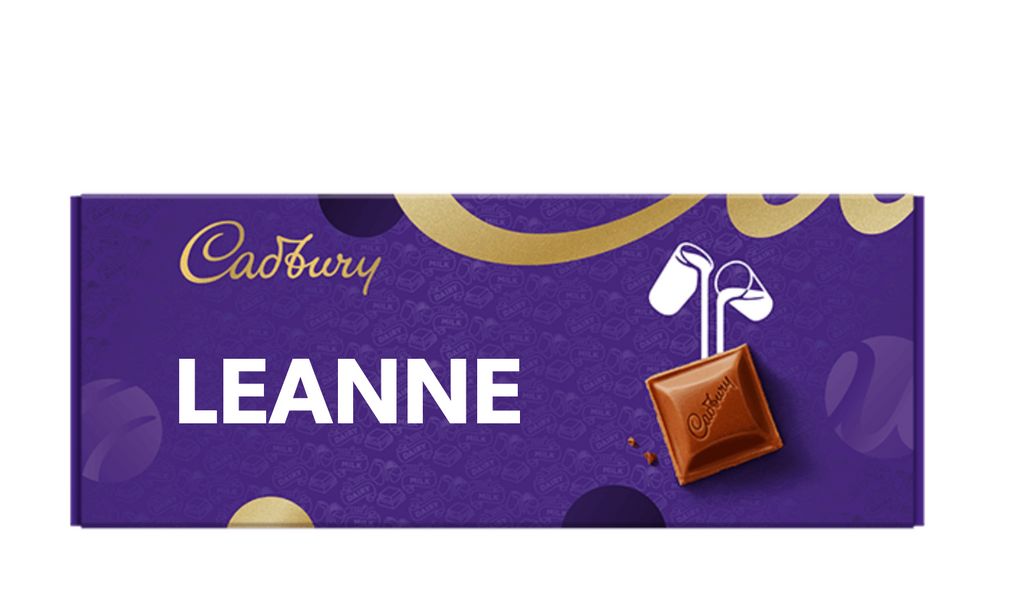 Cadbury personalised chocolate