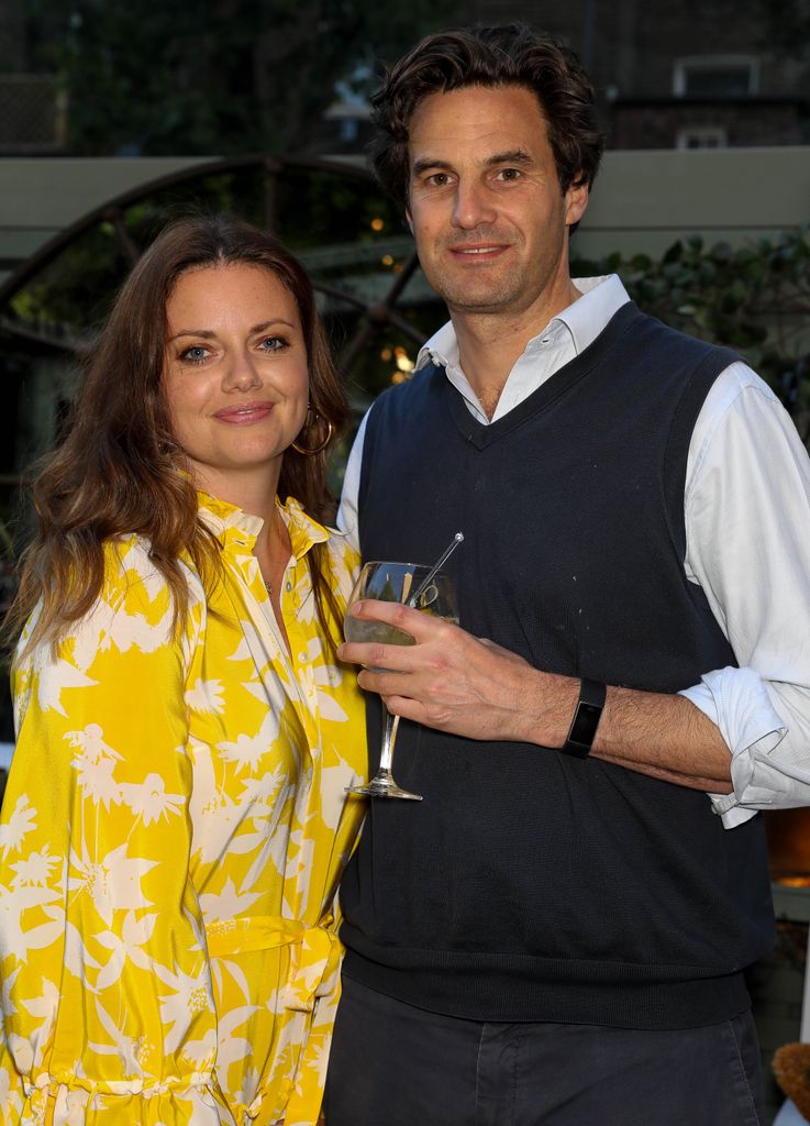 Natash Rufus Isaacs and Rupert Finch attend The Ivy Chelsea Garden's Summer Garden Party on May 14, 2019 in London, England