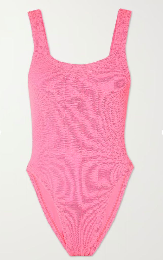 Hunza G pink swimsuit