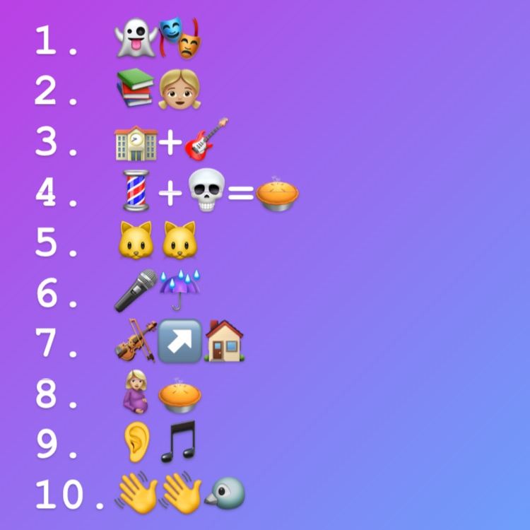 Quiz Can you name all of the films and TV shows by the emojis? HELLO!
