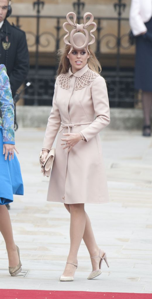 Princess Beatrice arrived at Westminster Abbey in what is considered as her most unconventional outfit