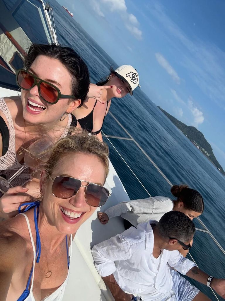 The family enjoyed some downtime together