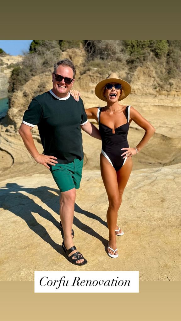 Amanda Holden’s flattering luxury swimsuit look can be yours for £32.99