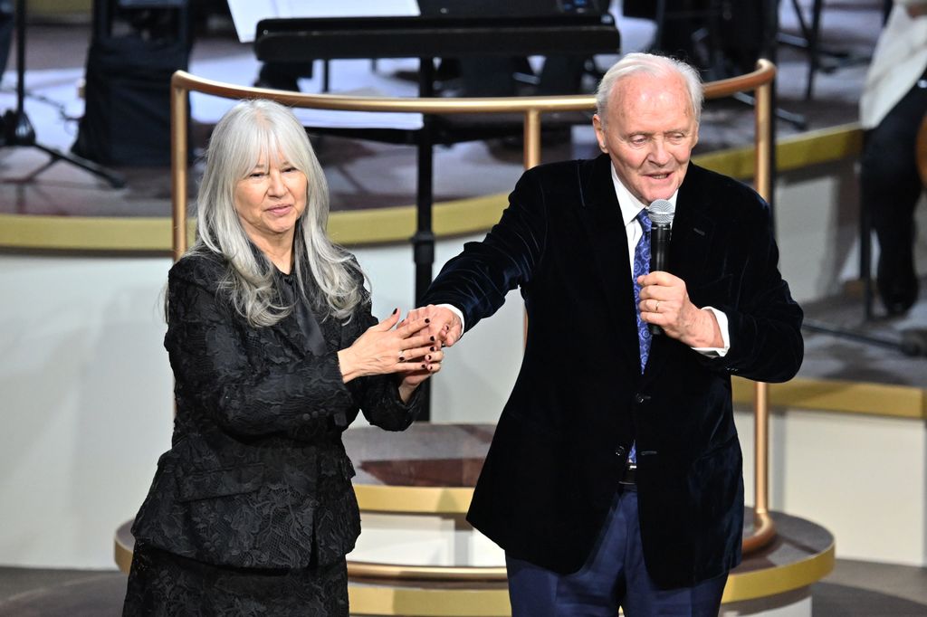 anthony hopkins with wife stella arroyave life is a dream concert