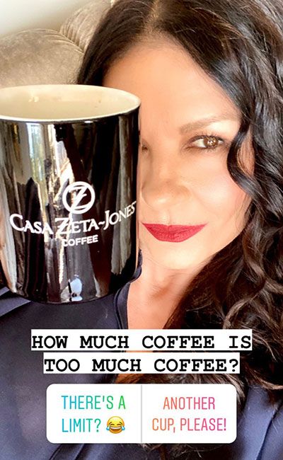 catherine zeta jones coffee