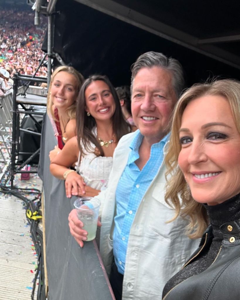 Lara Spencer and her family jetted off to the UK to see Taylor Swift perform in Liverpool