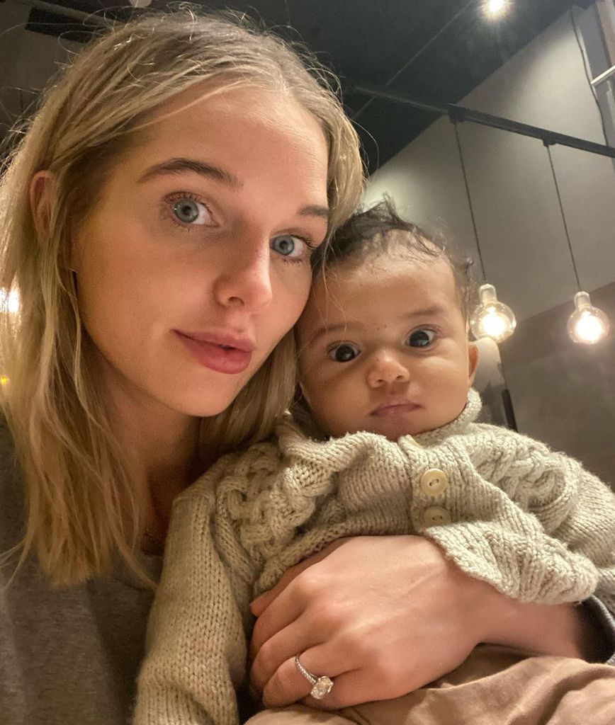 Helen Flanagan and her son