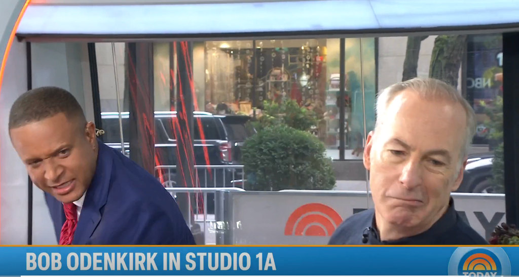 Craig melvin punching bob odenkirk on the today show