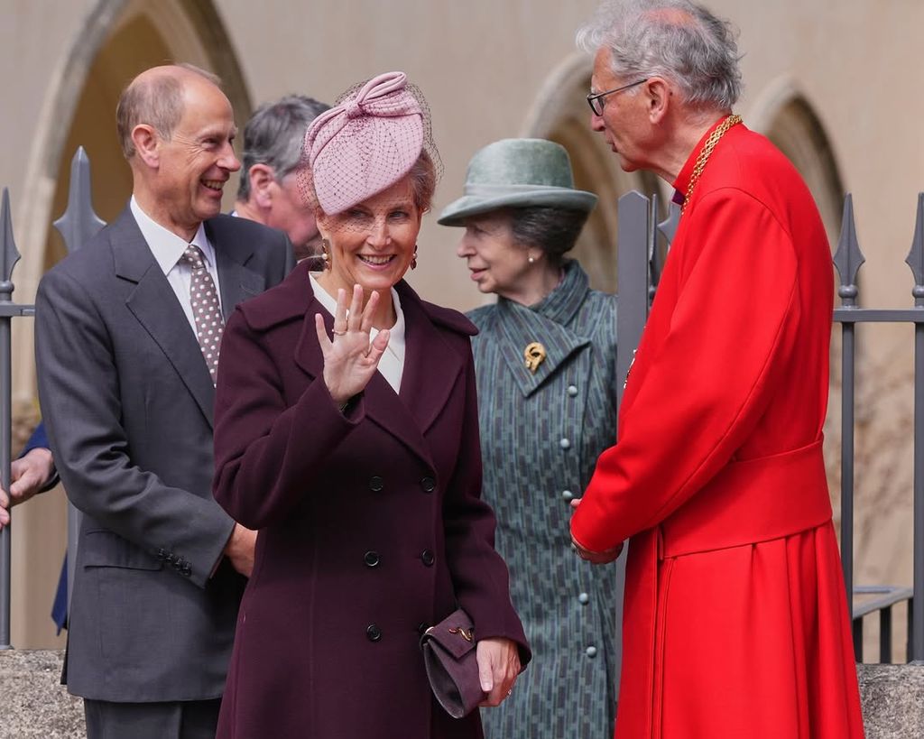 Prince Edward and Duchess Sophie were included in the social media post