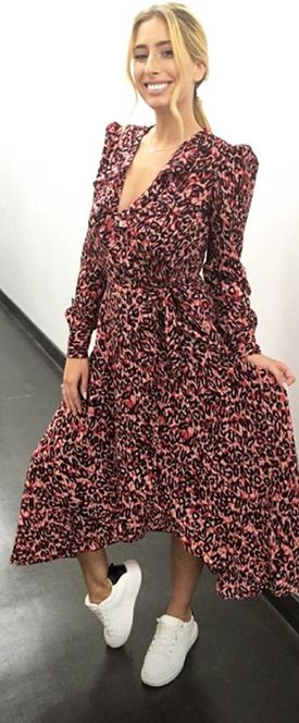 stacey solomon leopard print dress