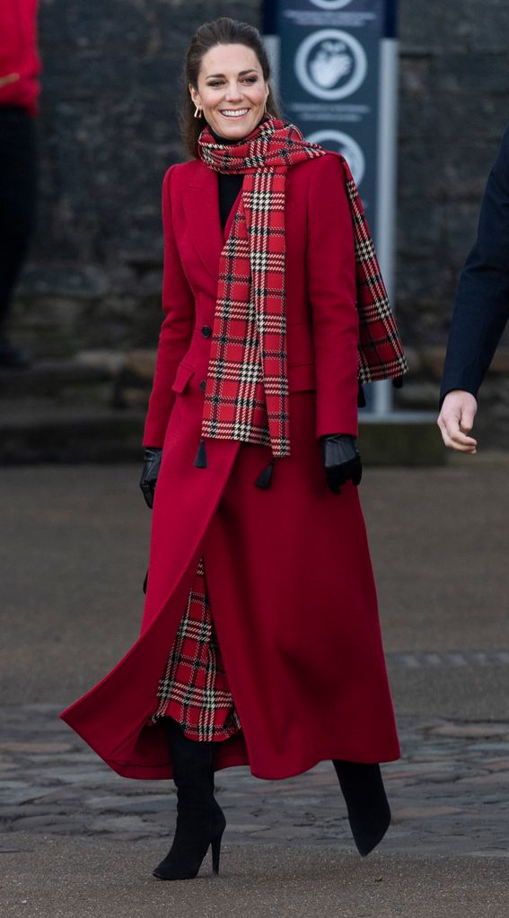 Catherine, Duchess of Cambridge visits Cardiff Castle as part of their working visits across the UK ahead of the Christmas holidays on December 8, 2020 in Cardiff, United Kingdom. During the tour William and Kate will visit communities, outstanding individuals and key workers to thank them for their efforts during the coronavirus pandemic. (Photo by UK Press Pool/UK Press via Getty Images)