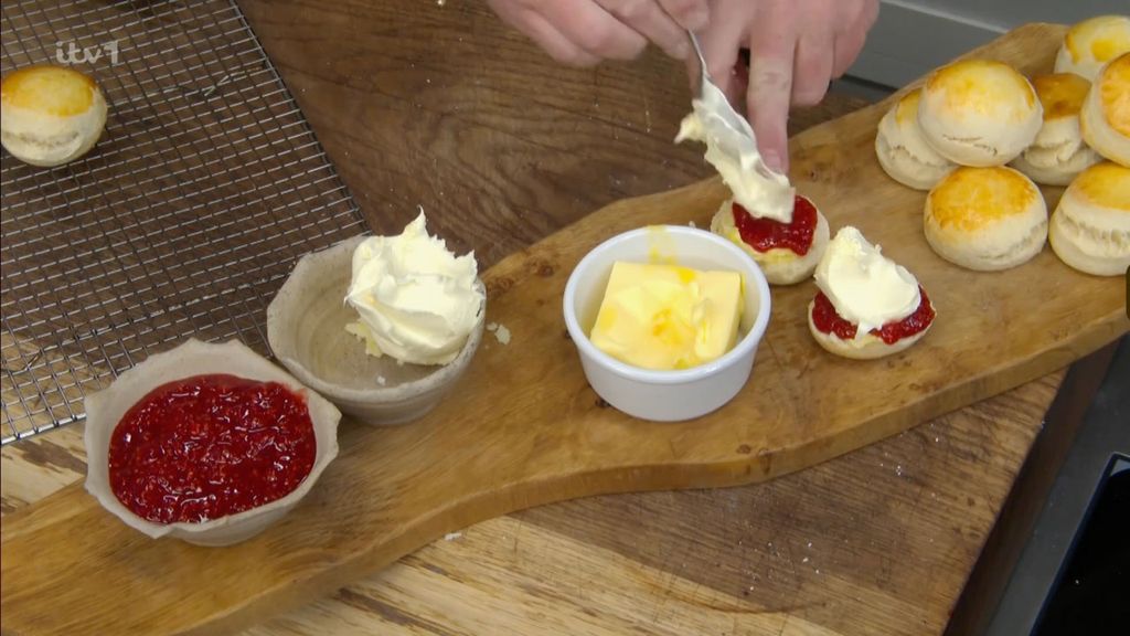 James Martin was cooking his grandmother's recipe