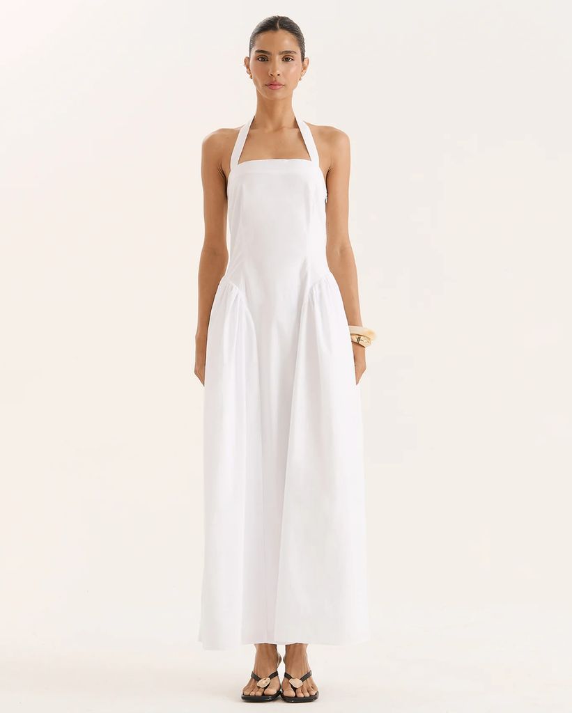 Vestido blanco de White Maxi White Mola 4 y negligencia