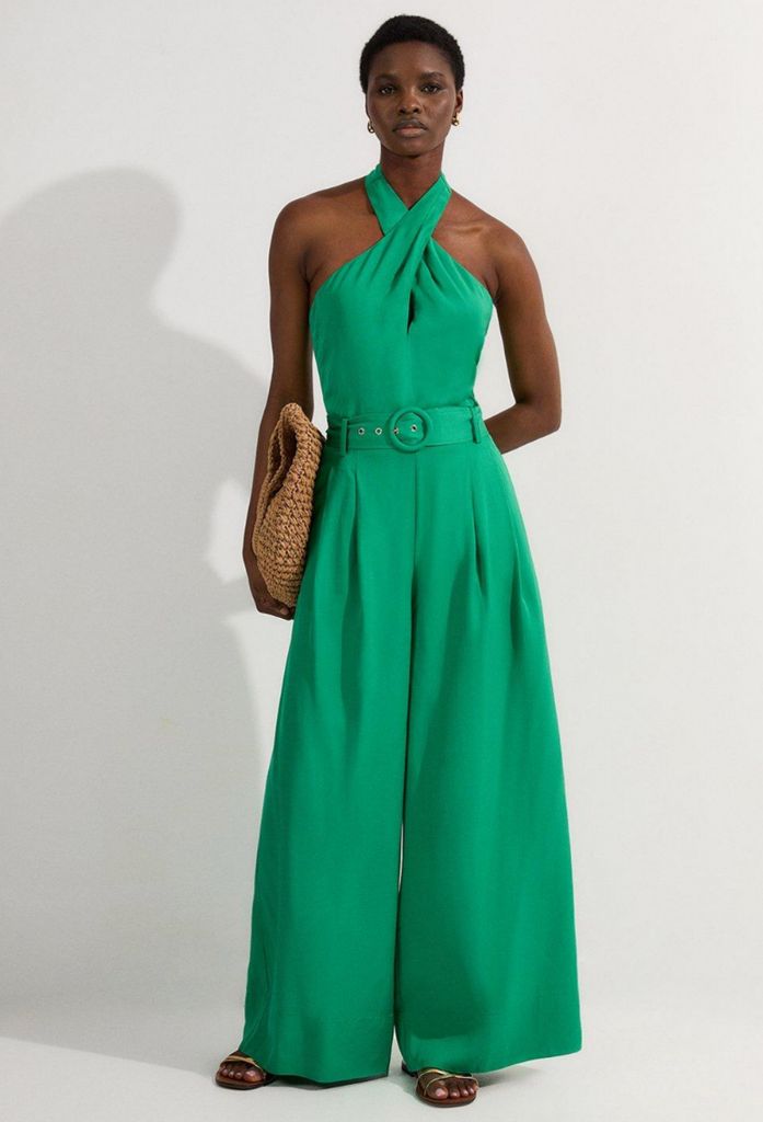 Karen Millen Green Jumpsuit