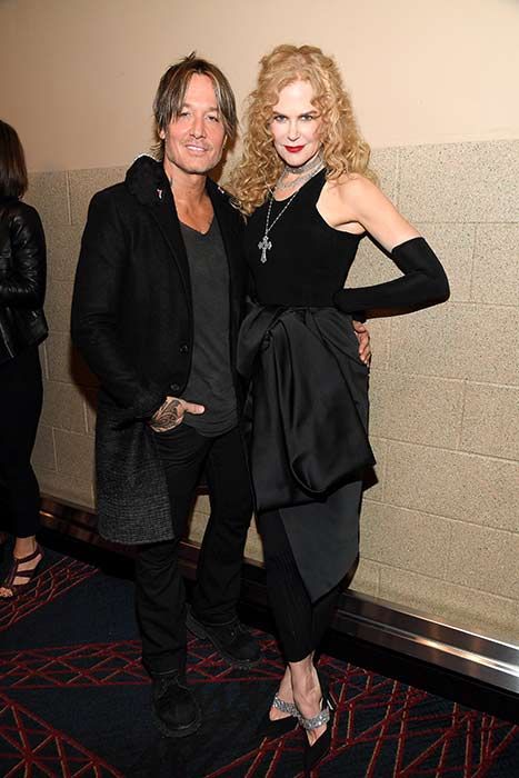 keith and nicole all black look