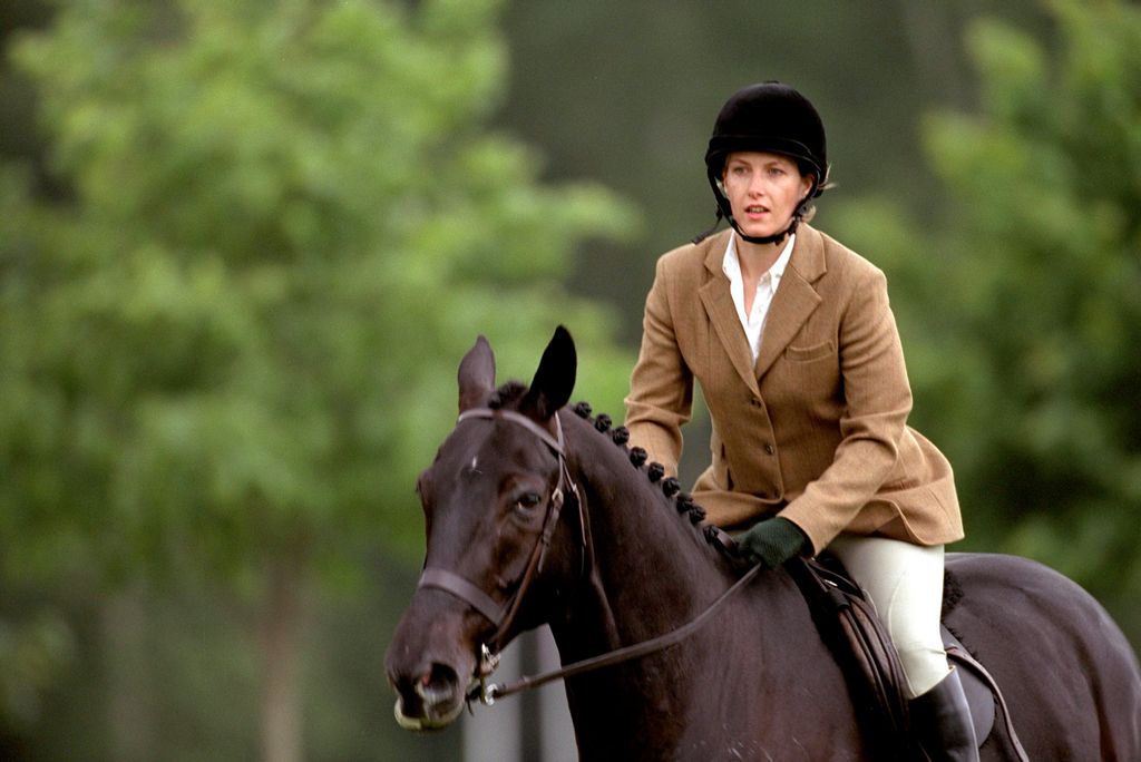 sophie on horseback
