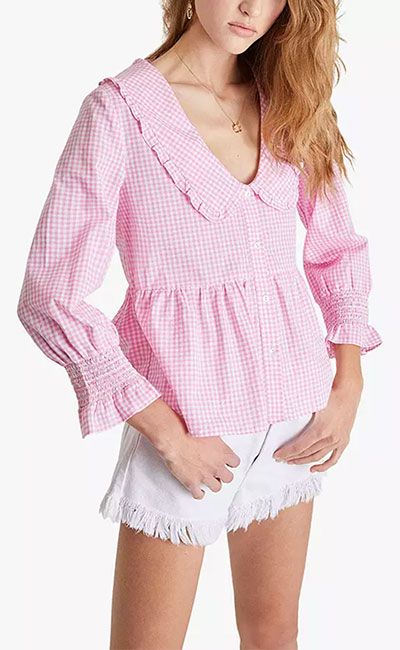french connection pink gingham